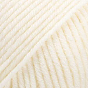 Merino naturel uni 01