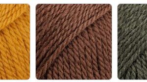 Breipakket XXL Sjaal mosterd-chocolade-olijf