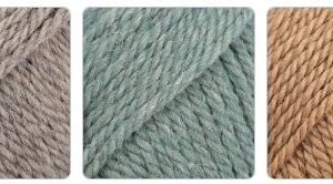 Breipakket XXL Sjaal asbruin-zeegroen-pinda