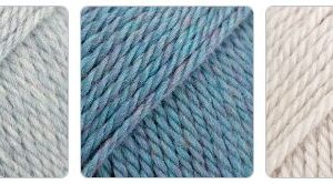 Breipakket XXL Sjaal mist-pauw-parelwit