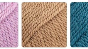 Breipakket XXL Sjaal lavendel-pinda-petrol