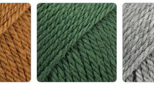 Breipakket XXL Sjaal toffee-klimop-grijs