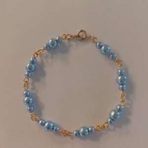 Armbandje blauw