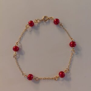 Armbandje rood