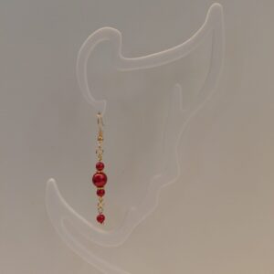 Oorbellen rood